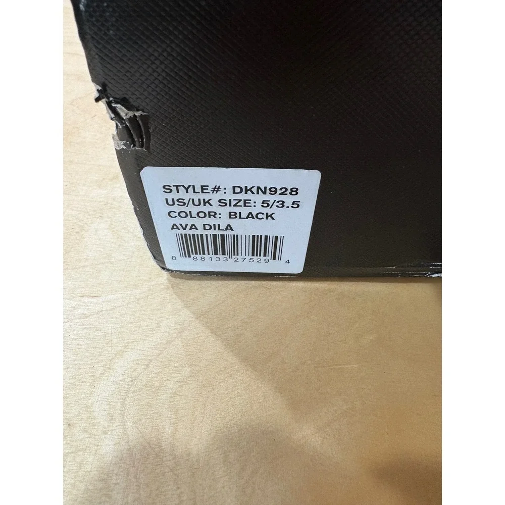 DKNY Big Girls Black Ava Dila Moto Side‎ Zipper Boots NIB Size 5